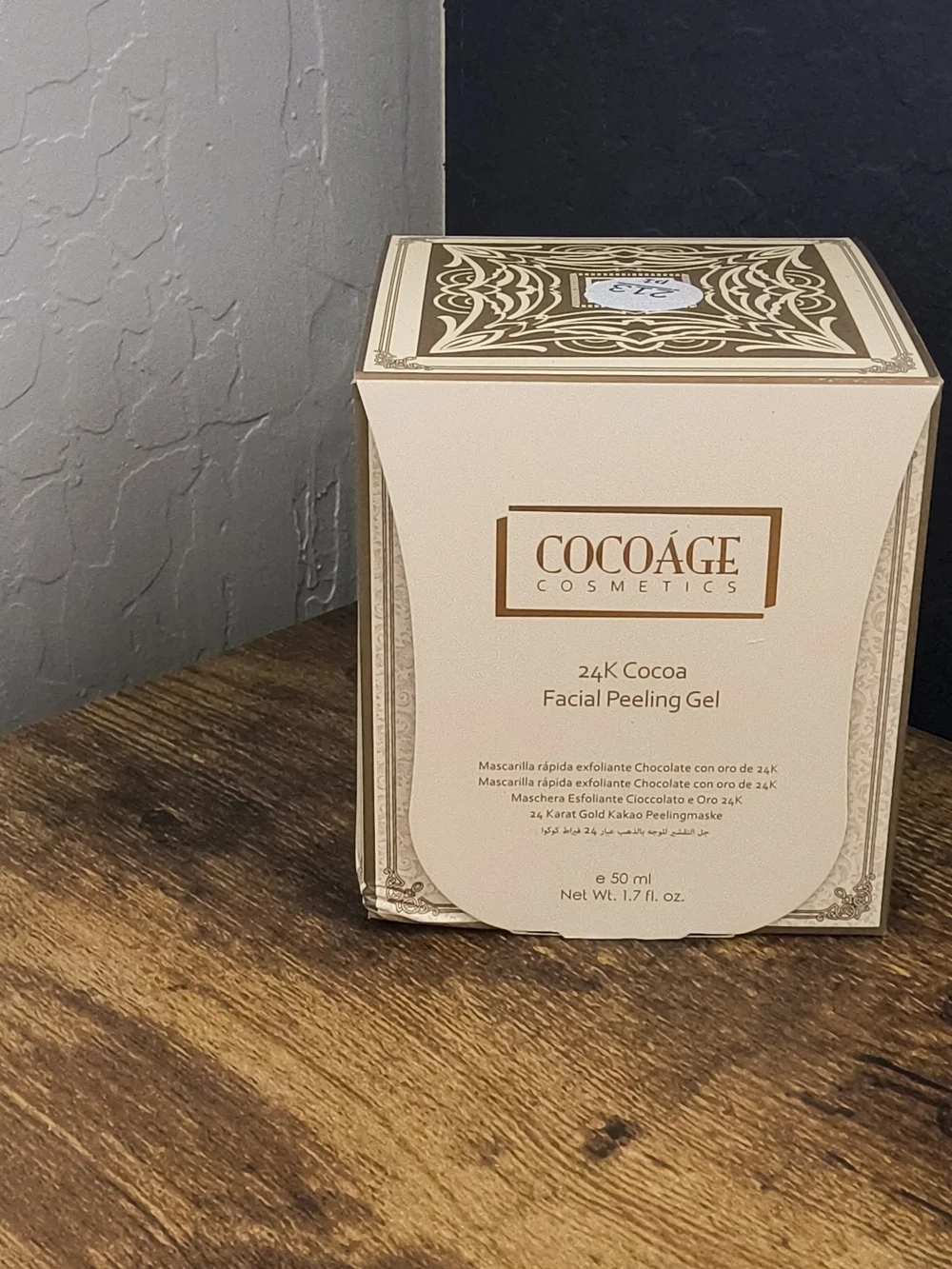 Cocoâge 24K Cocoa Facial Peeling Gel – Cream/Gold